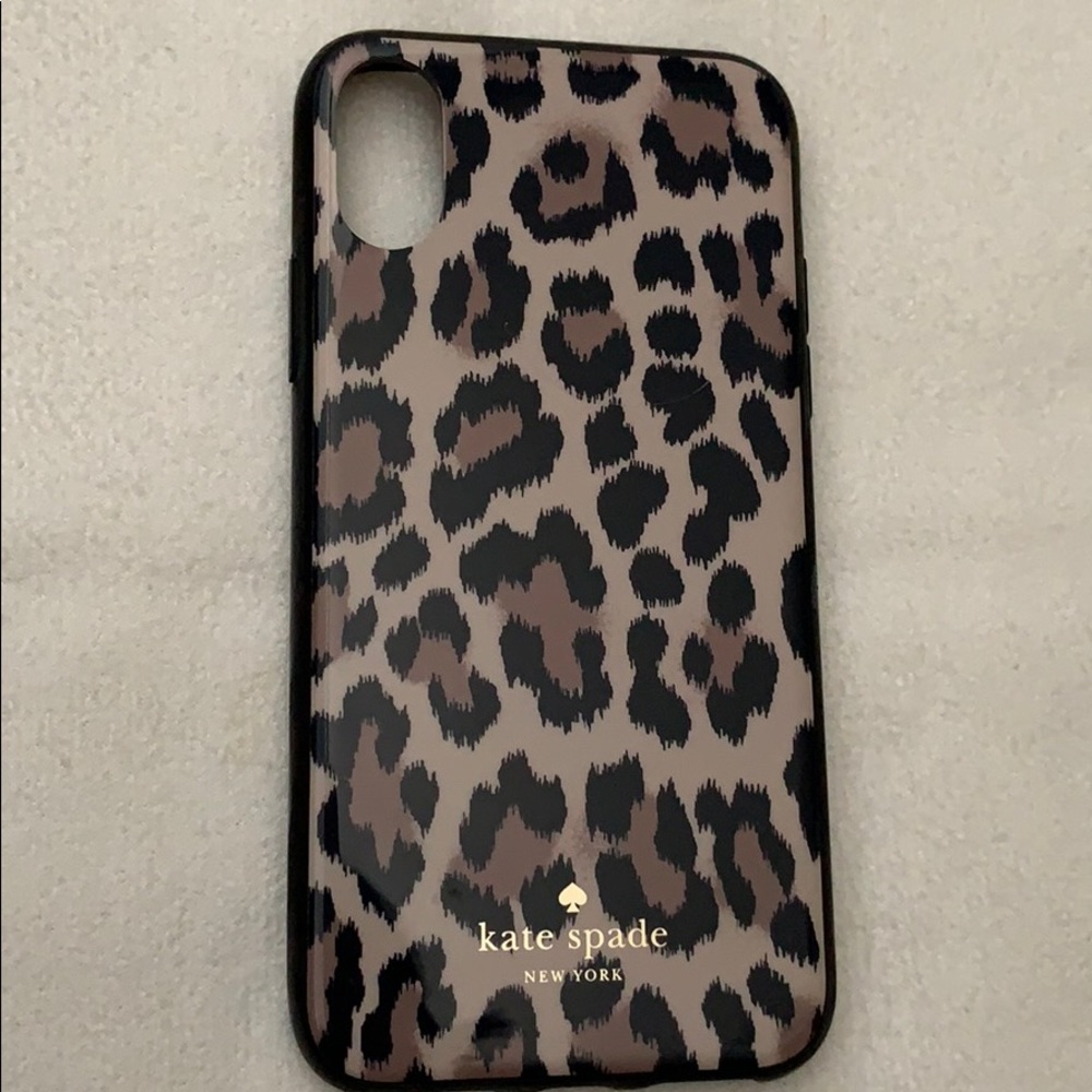 Kate Spade iPhone X Leopard Print Case